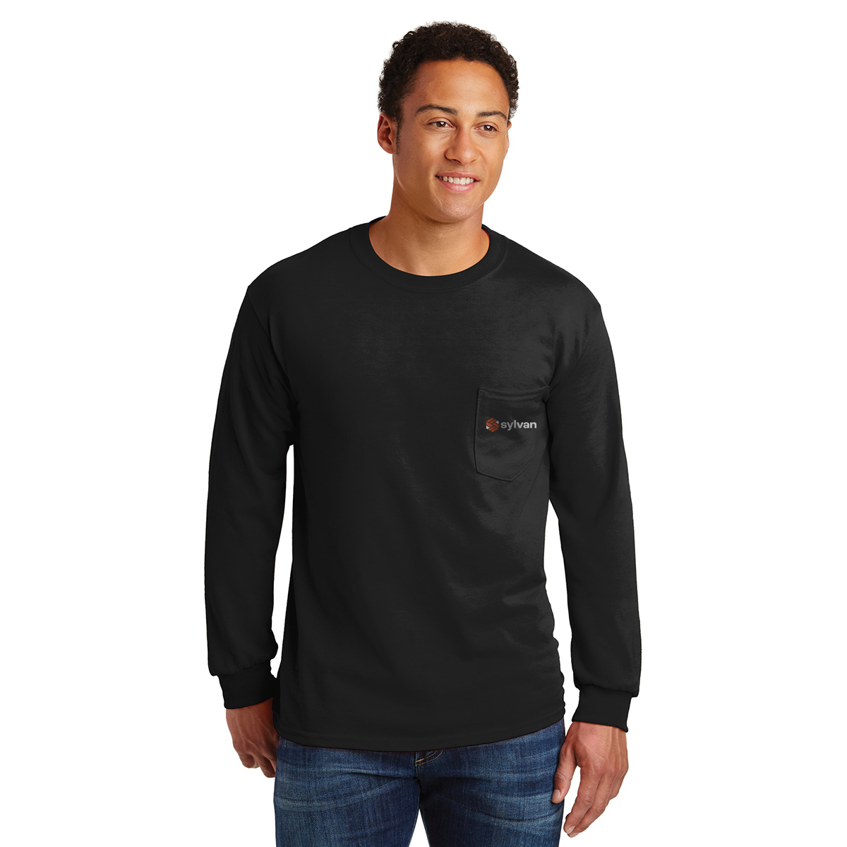 Sylvan Gildan® – Ultra Cotton® 100% Cotton Long Sleeve T-Shirt with ...